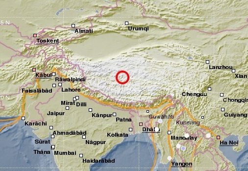 Fuerte sismo sacude Tibet en China.