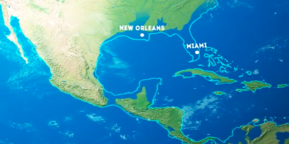 En riesgo la Península de Yucatán, por incremento del nivel del mar.