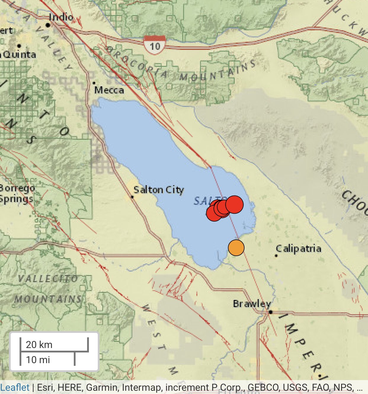 USGS advierte: enjambre sísmico preámbulo de sismo de gran magnitud.