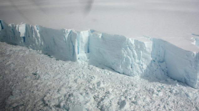 Por calentamiento global: se quiebra plataforma de hielo Milne en Canadá.