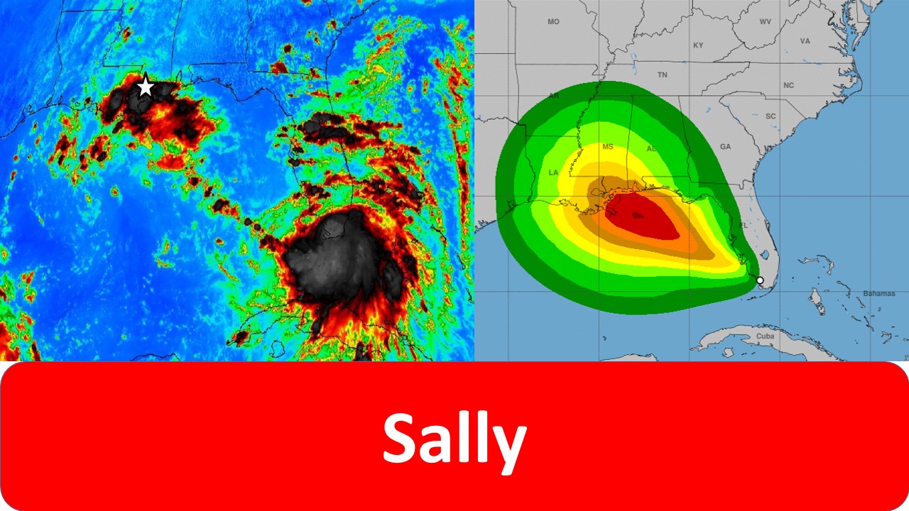 Se forma ciclón en el Atlántico: «Sally» tocará tierra entre Luisiana y Misisipi.