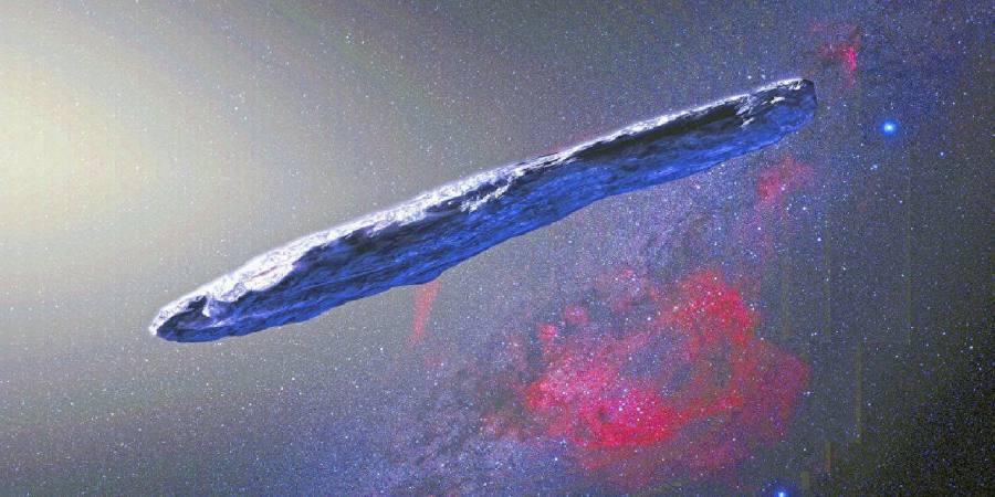 «Oumuamua», un objeto interestelar en nuestro sistema solar.
