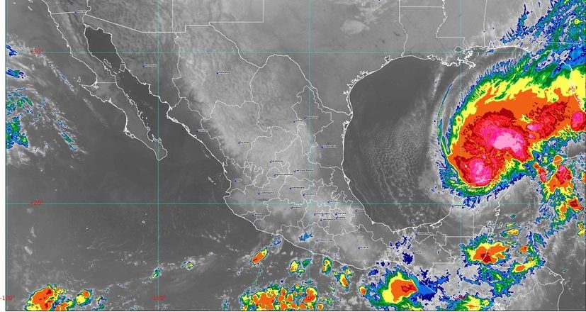 Gamma con trayectoria errática, podría volver a impactar la Península de Yucatán.