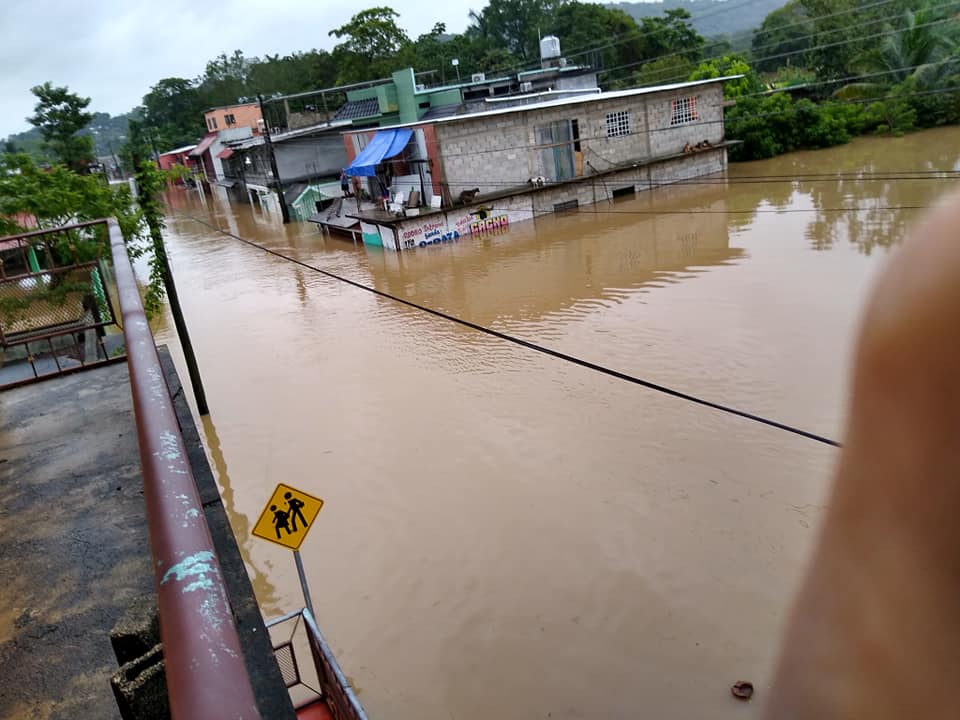 Chiapas bajo el agua
