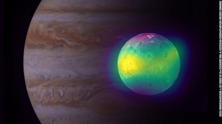 La luna Io de Júpiter tiene 400 volcanes activos, revela estudio.