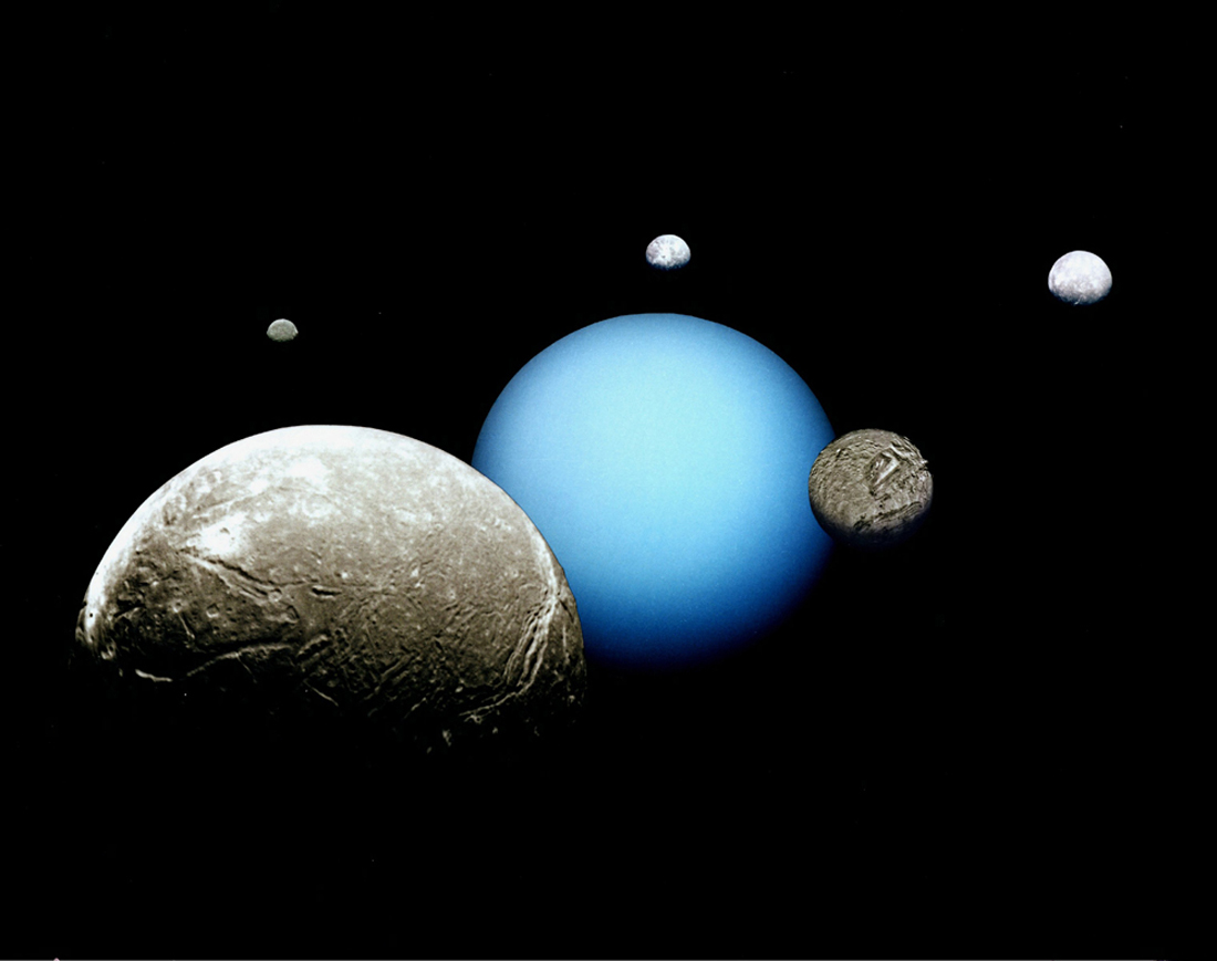 Lunas de Urano podrían tener oceános secretos, según estudio.