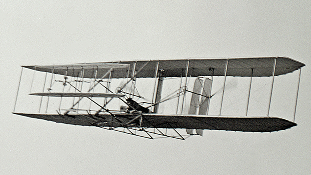 Hermanos Wright: Pieza del primer avión en Marte.
