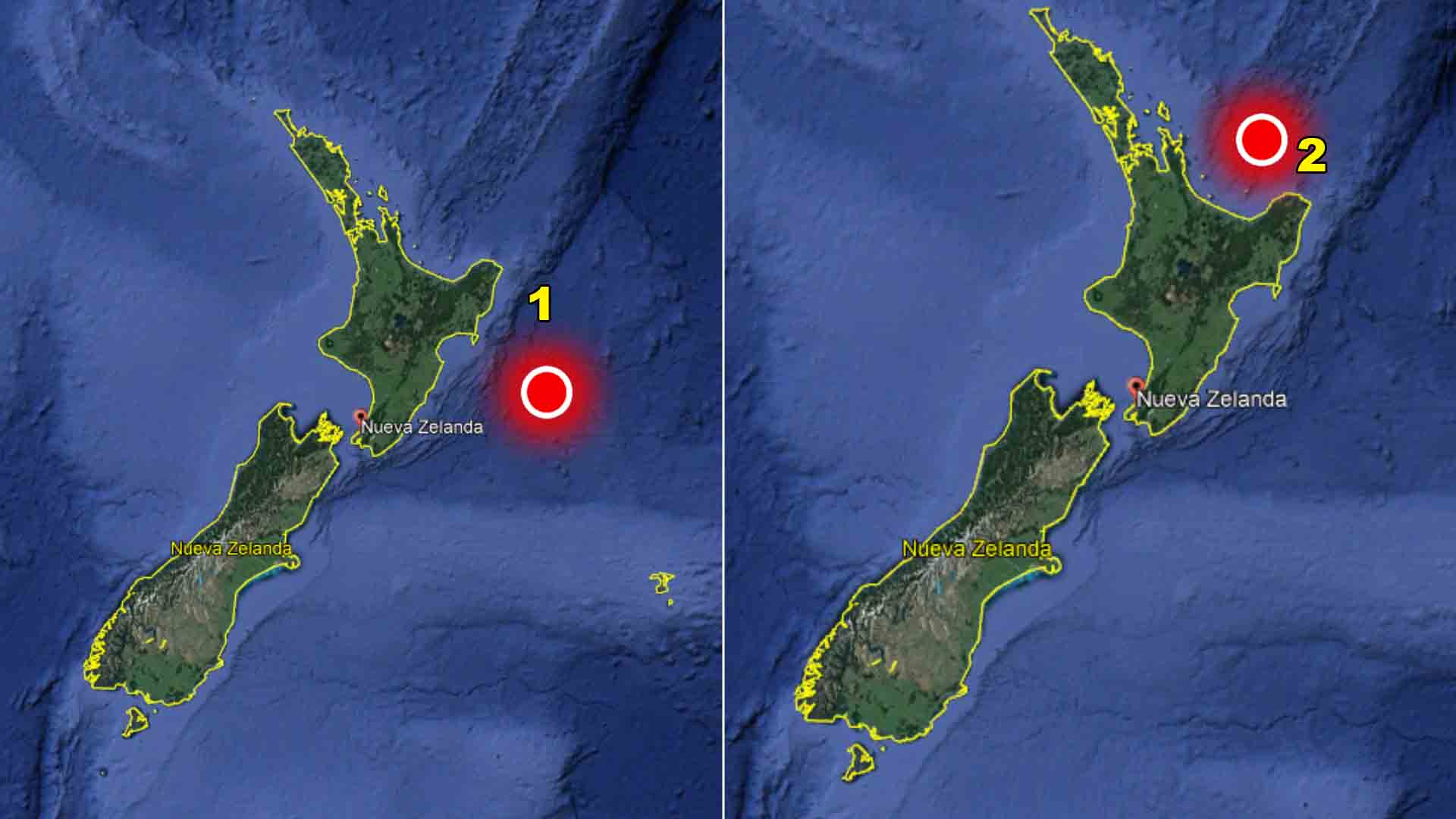 2 fuertes terremotos sacuden a Nueva Zelanda en un lapso de 3 horas.