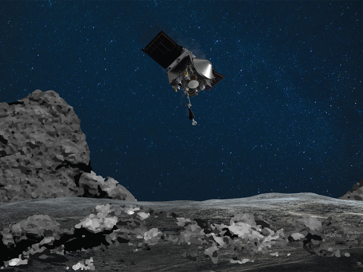 OSIRIS-REx regresa a la Tierra desde el asteroide Bennu.
