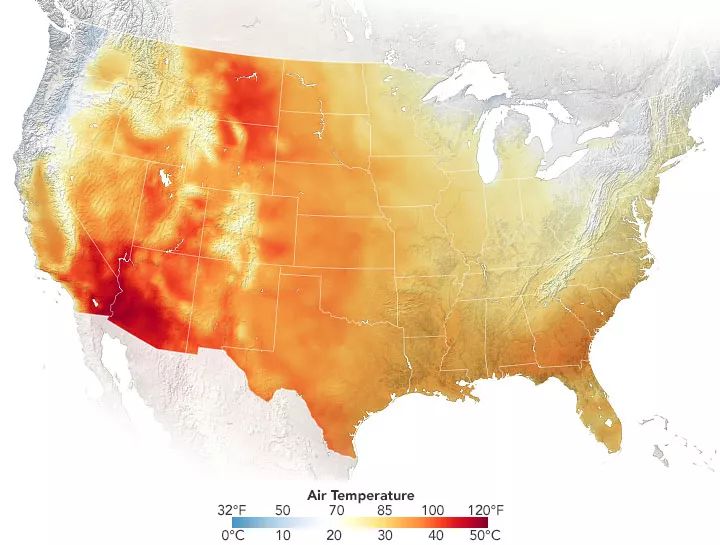 Verano infernal: la mitad de Estados Unidos en megasequía.