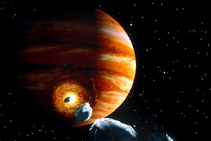 Júpiter: captan misterioso objeto que se estrelló contra el planeta.