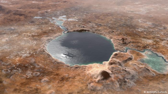 Lago en Marte: se confirma existencia de antiguos cuerpos de agua.