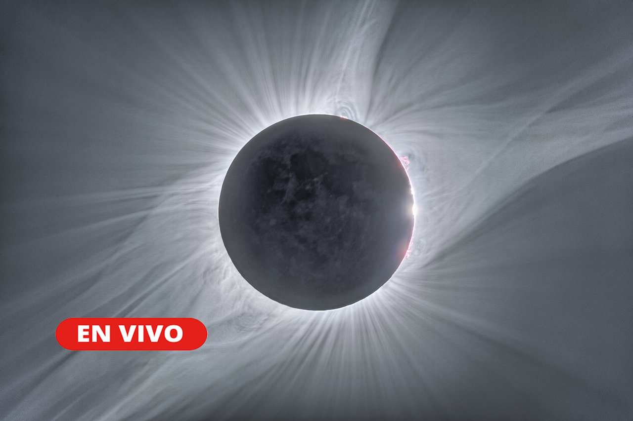 El último Eclipse solar del 2021, oscuridad total en VIVO ahora.