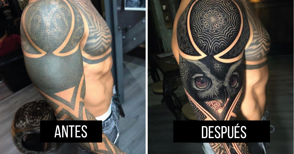 14 imágenes de tatuajes que tuvieron una segunda oportunidad.