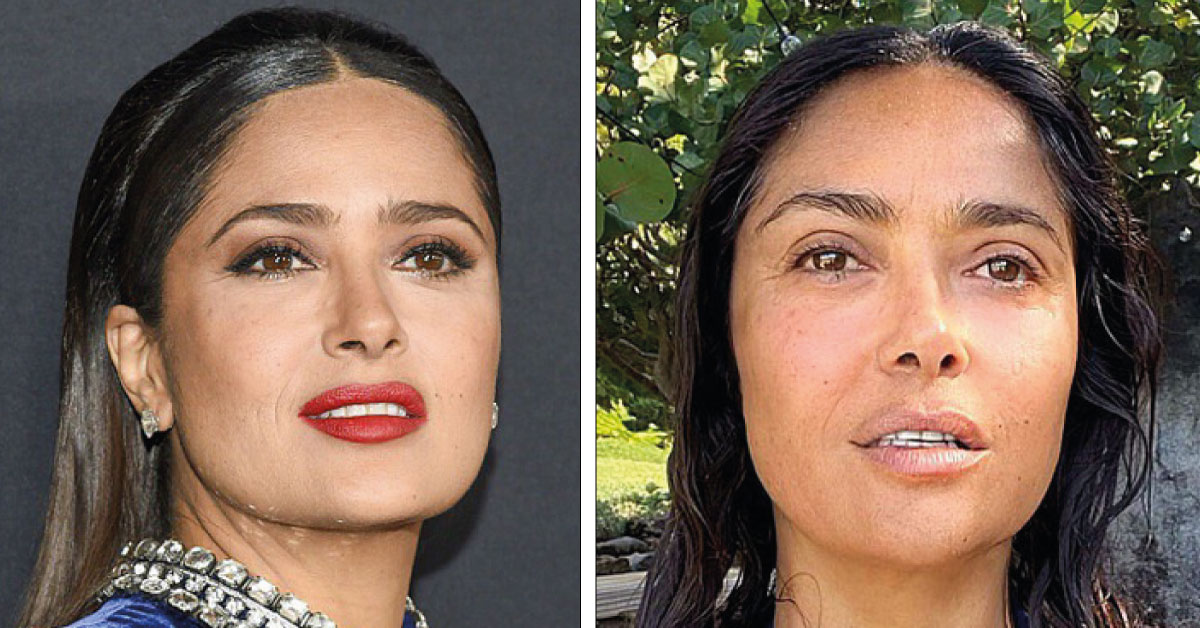 14 celebridades expusieron sus rostros sin maquillaje. ¡Parecen otras!