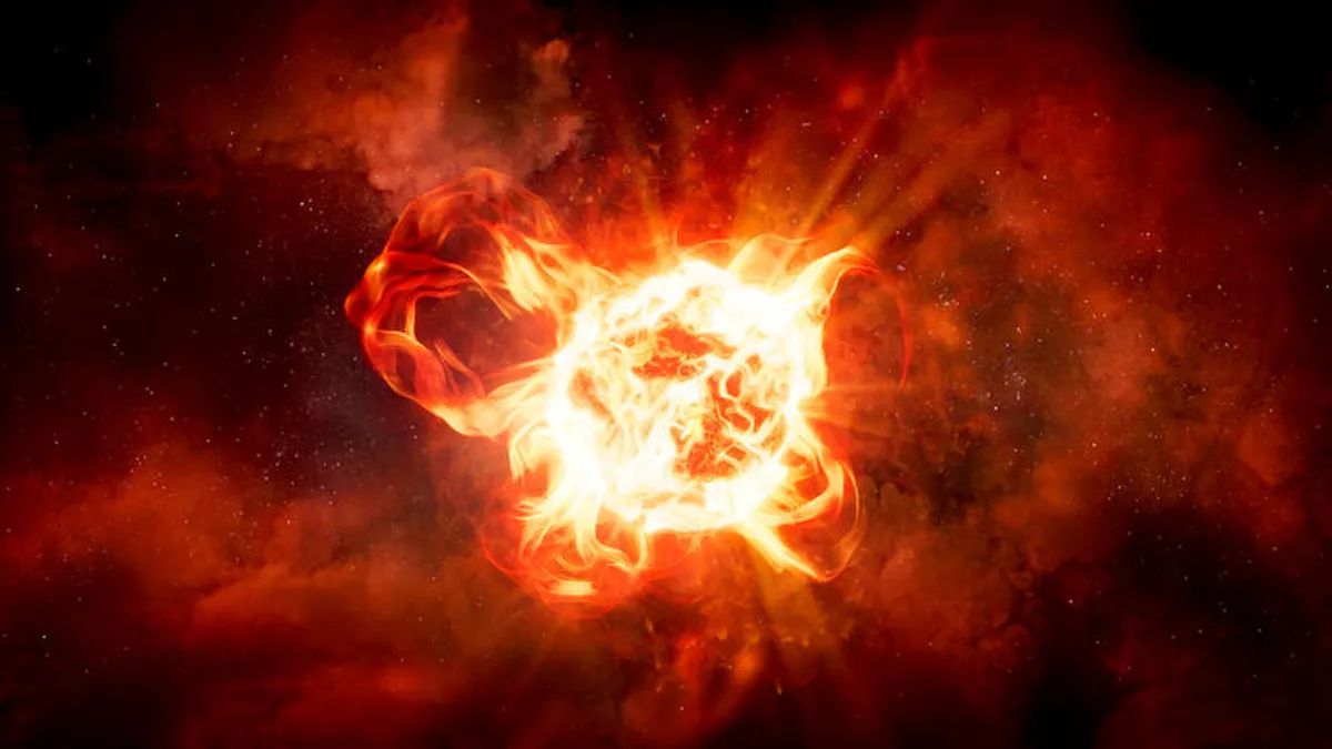 Betelgeuse, la estrella supergigante, prácticamente explotó.