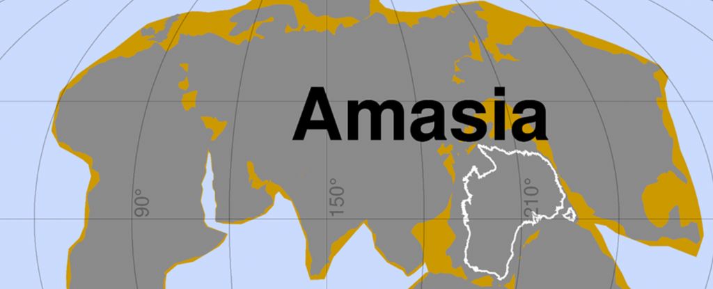 Amasia: nuevo supercontinente en formación en la Tierra.