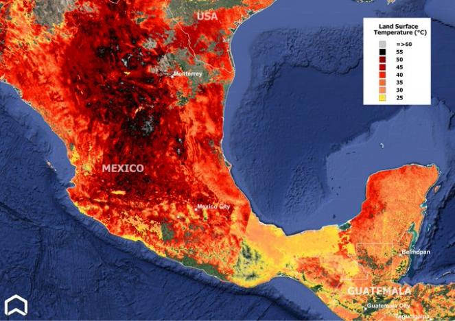 Ola de calor brutal azota sin piedad a México